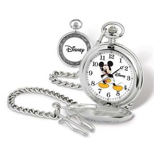 Disney Mickey Mouse Pocket Watch with Chain
